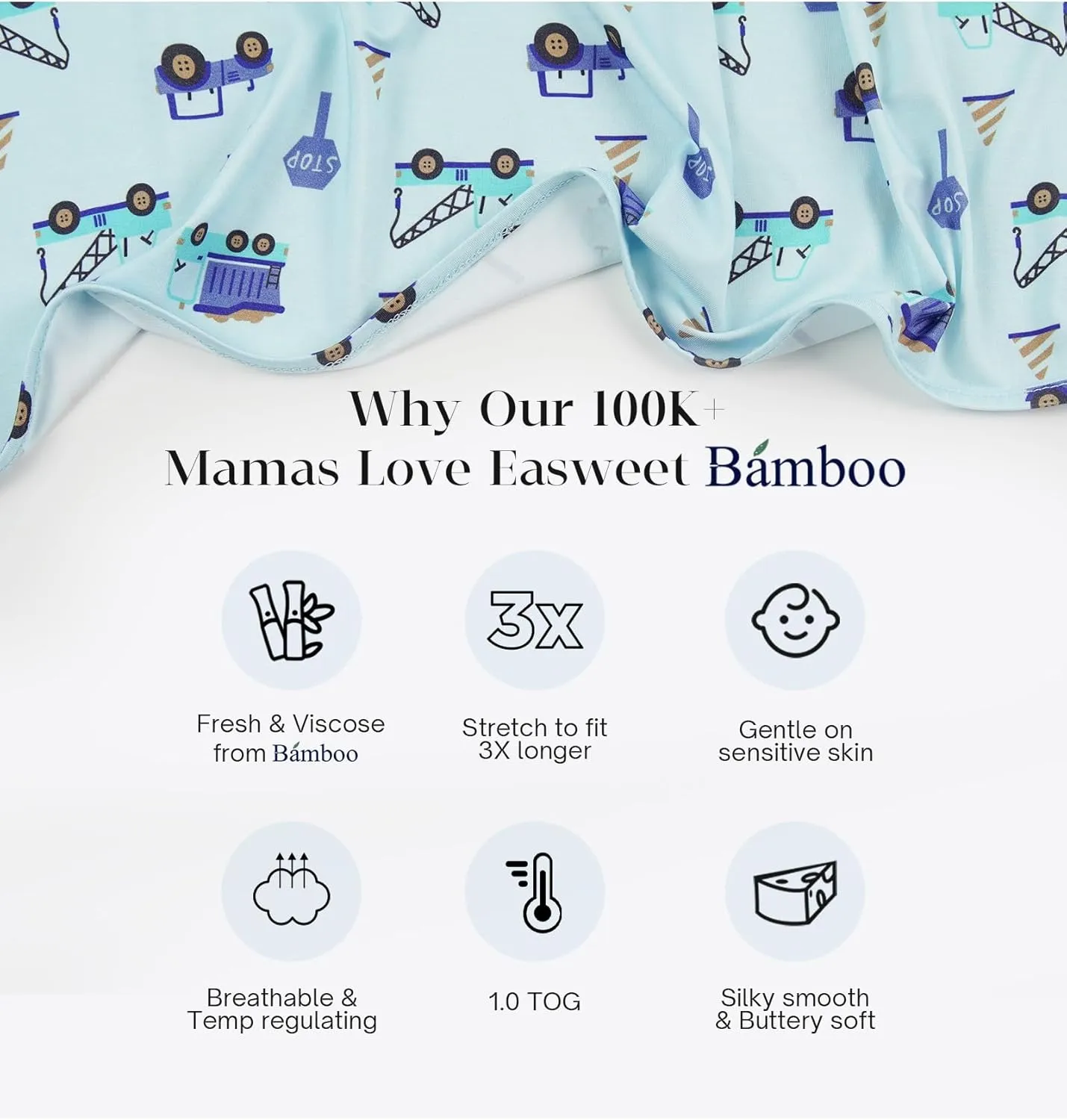 Bamboo Viscose Infant Sleep Sack 1.0 TOG Sleeveless Sleep Bag for Baby with 2-Way Zipper