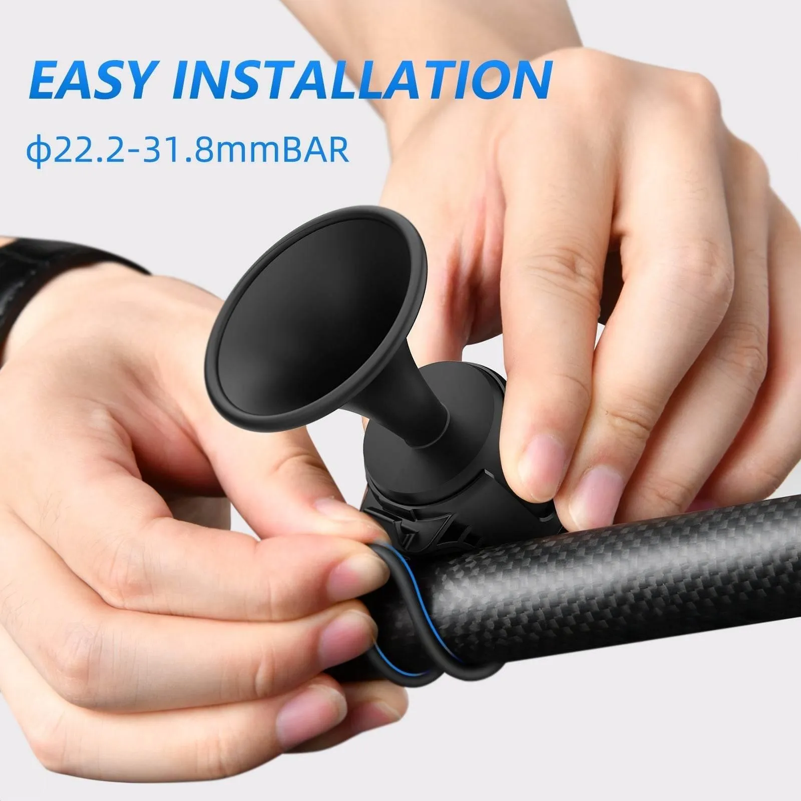Battery-Powered Bike Horn - Loud Durable Cycling Accessory