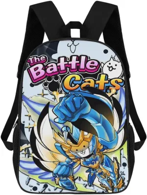 Battle-Cats Laptop Backpack, 17 Inch Extra Large Waterproof Women Business Men Sturdy Computer Bag