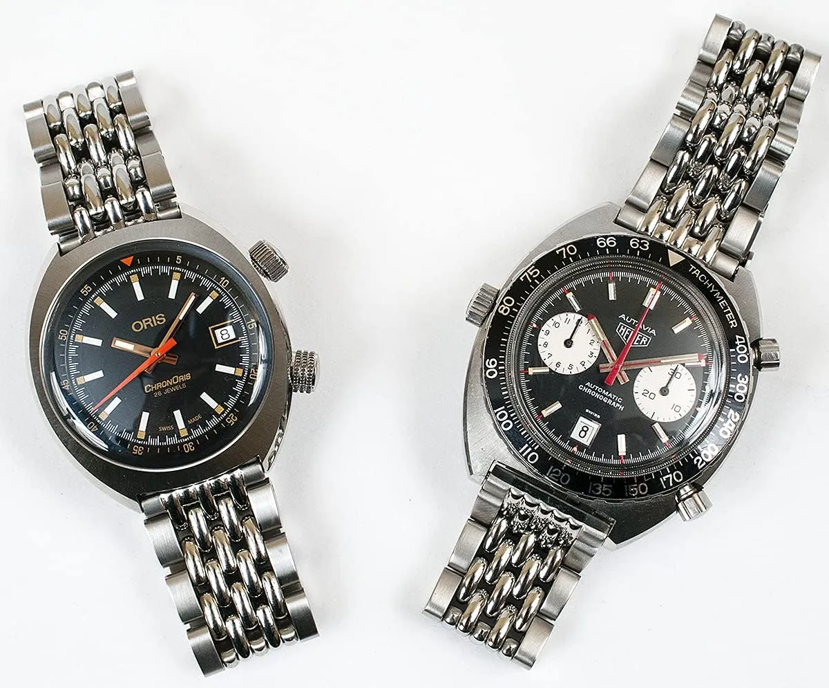 Beads of Rice Watch Bracelet Band Strap - Stainless Steel Vintage BOR 18mm 19mm 20mm 21mm 22mm 24mm