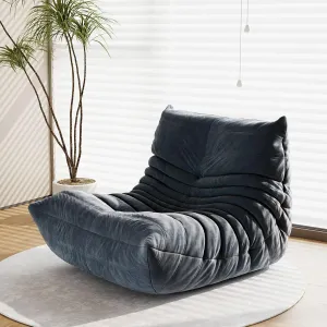 Bean Bag Chairs for Adults, Bean Bag Sofa - Adult Size with Soft Waterproof Fabric for Living Room, Apartments, Reading Corner, Gaming, and Movie Venue (Gray)