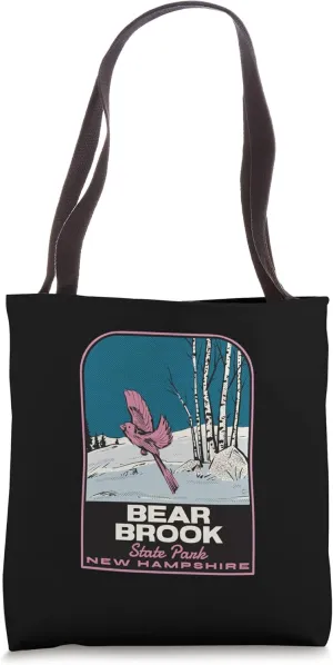 Bear Brook State Park New Hampshire Vintage Travel Tote Bag