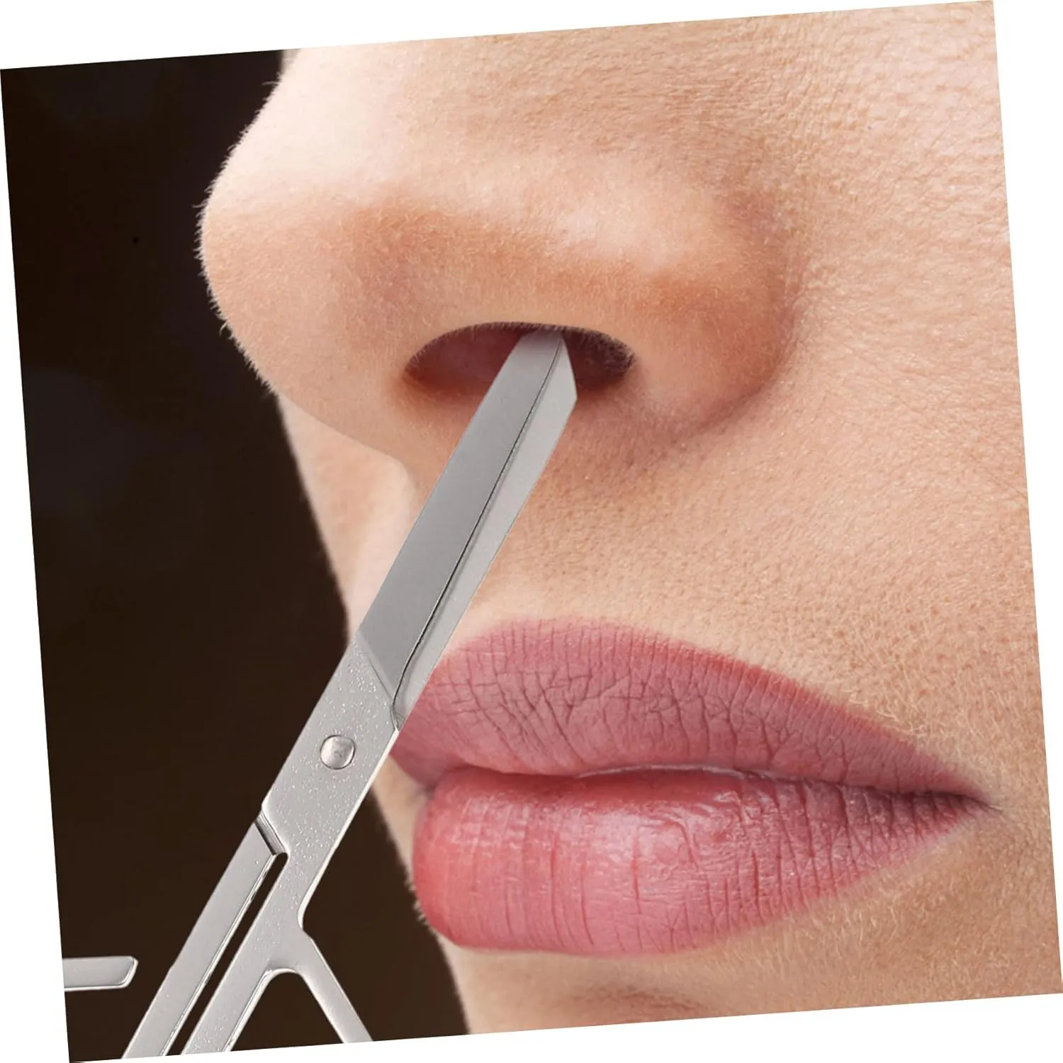 Beaupretty 4sets Nose Hair Removal Scissors Eyebrow Trimmer for Women Men Lightweight Portable and Easy to Store Perfect Grooming Tool 2pcs*4