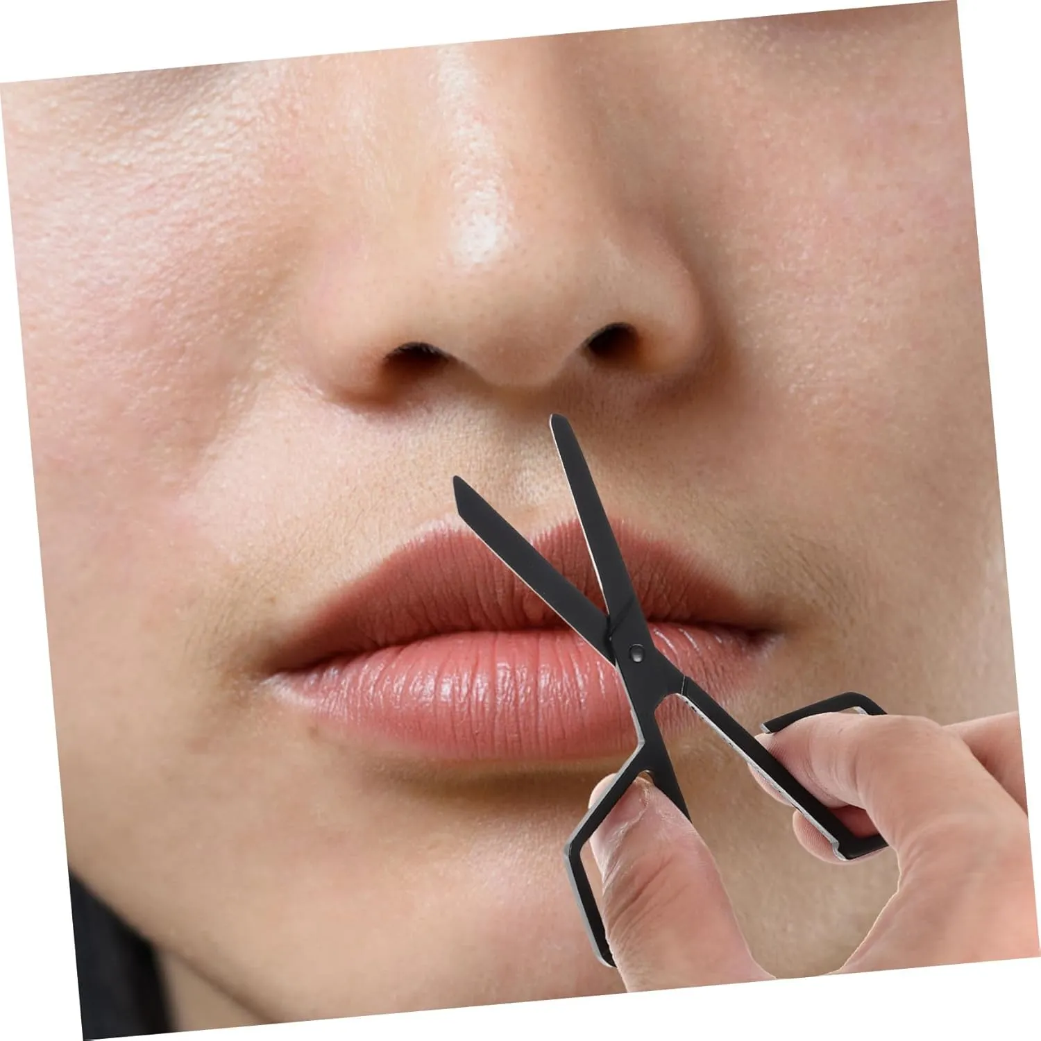 Beaupretty 4sets Nose Hair Removal Scissors Eyebrow Trimmer for Women Men Lightweight Portable and Easy to Store Perfect Grooming Tool 2pcs*4
