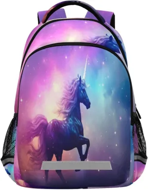 Beautiful Horse Design Waterproof Backpack - Casual Outdoor Sports Daypack with Ergonomic Shoulder Straps#590