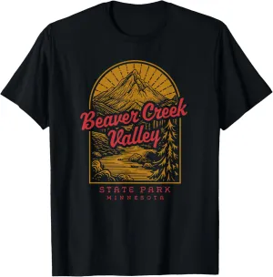 Beaver Creek Valley State Park River Retro Vintage Tourist T-Shirt