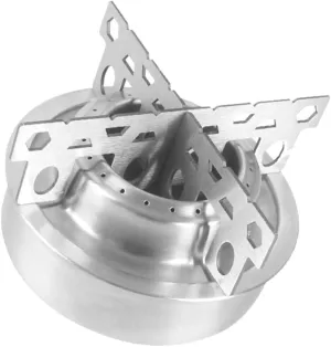 BESPORTBLE 1set Portable Mini Alcohol Stove Stainless Steel Camping Stove for Outdoor Use Compact Design for Picnics and Household Cooking Lightweight Support Stand for Hot Pots