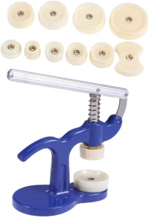 BESPORTBLE Durable Watch Press Tool Repair Efficient Watch Case Closer and Battery Remover with Abs Dies Essential for Watchmakers and Repair Enthusiasts