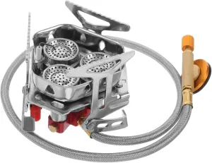 BESPORTBLE Portable Camping Stove Windproof Outdoor Cooking Tools Propane Burner for Hiking Picnic