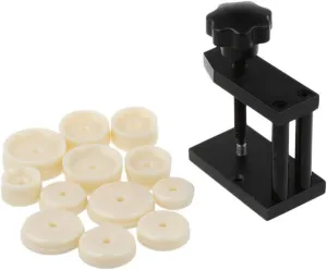 BESPORTBLE Spiral Watch Back Cover Remover Tool High Precision Watch Press Tool for Easy Repair Design for Professional Watchmakers and Enthusiasts Black