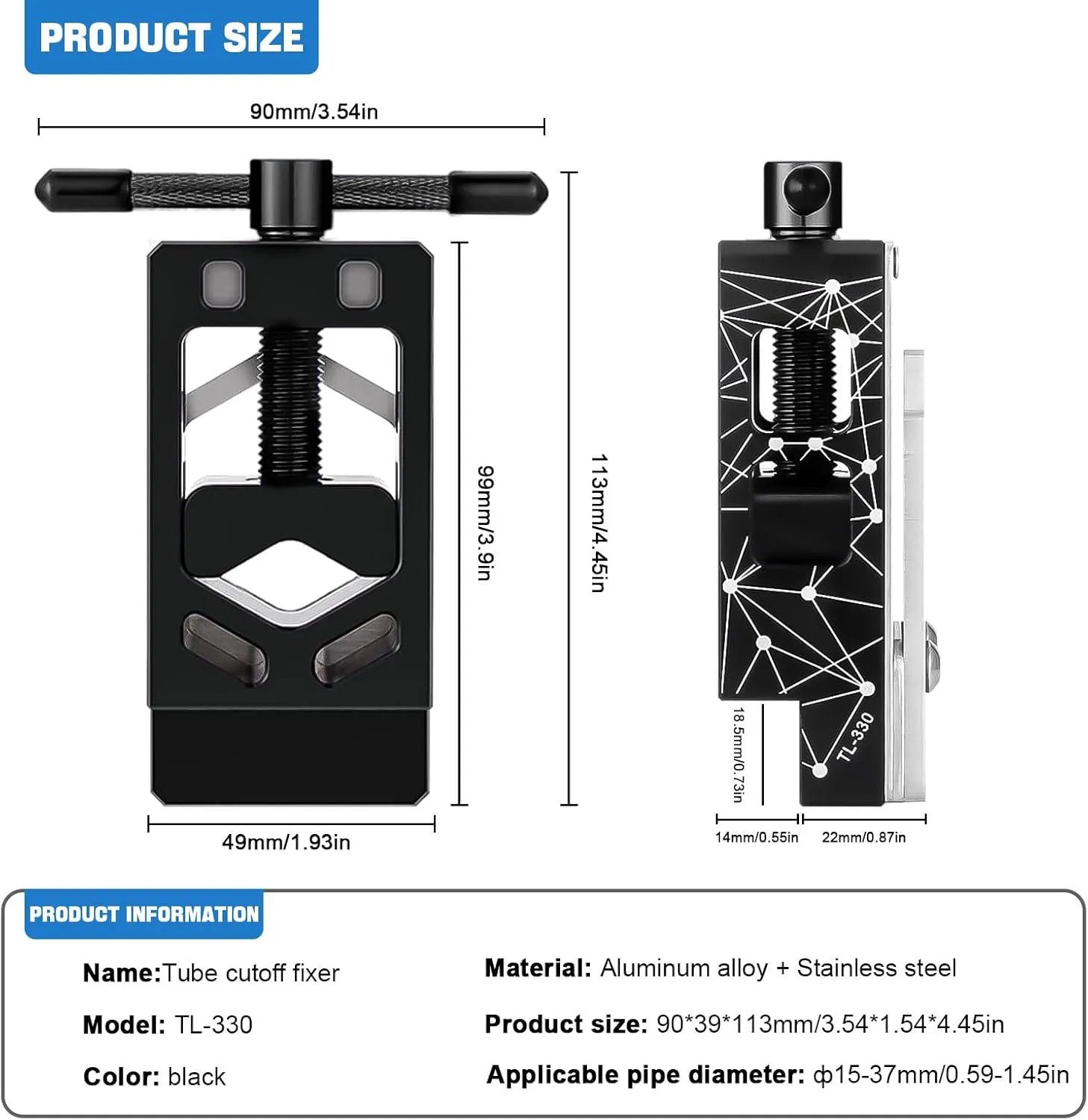 Bike Saw Guide, Seat Post Cutting Tool, Bicycle Handlebar for Seatpost Cutting, Adjustable Cycling Saw Guide for Road Mountain Bike Fork Steerer