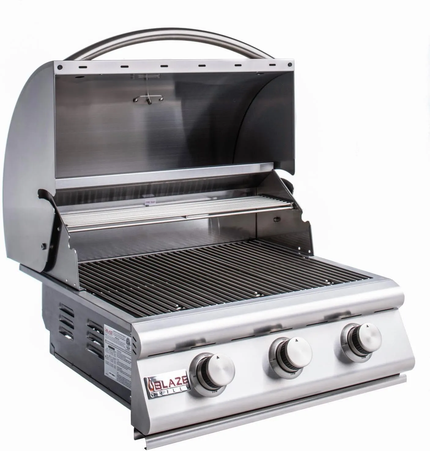 Blaze Outdoor Kitchen Grill | 25- inch Built-in Propane Gas Grill | 3 Burner Barbecue | Premium BBQ | Commercial Grade Grilling Experience | Best in Class Warranty | Prelude LBM BLZ-3LBM-LP