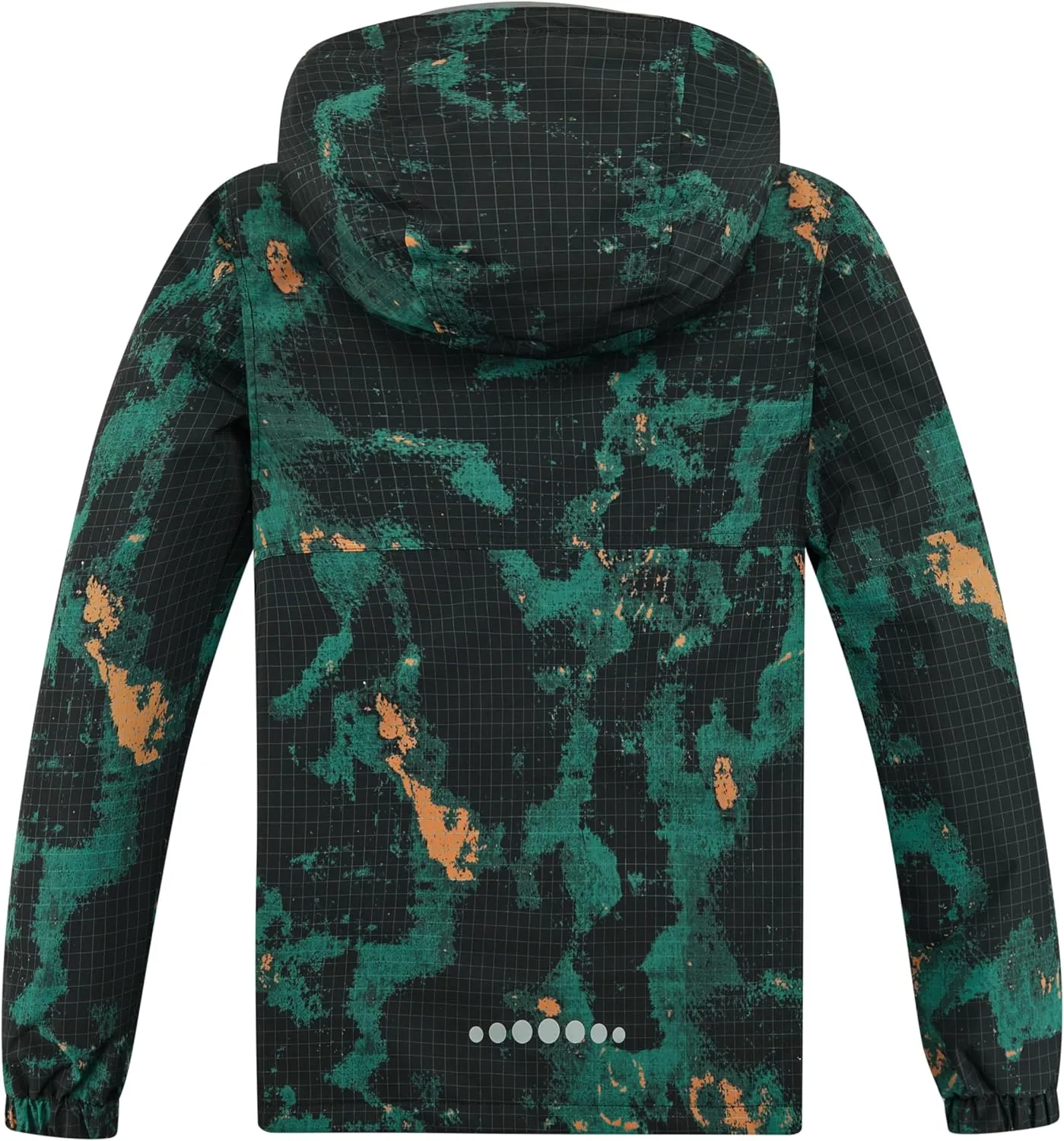 Boys Rain Jackets Waterproof Hooded fleece Raincoats Lightweight Windbreakers for Kids