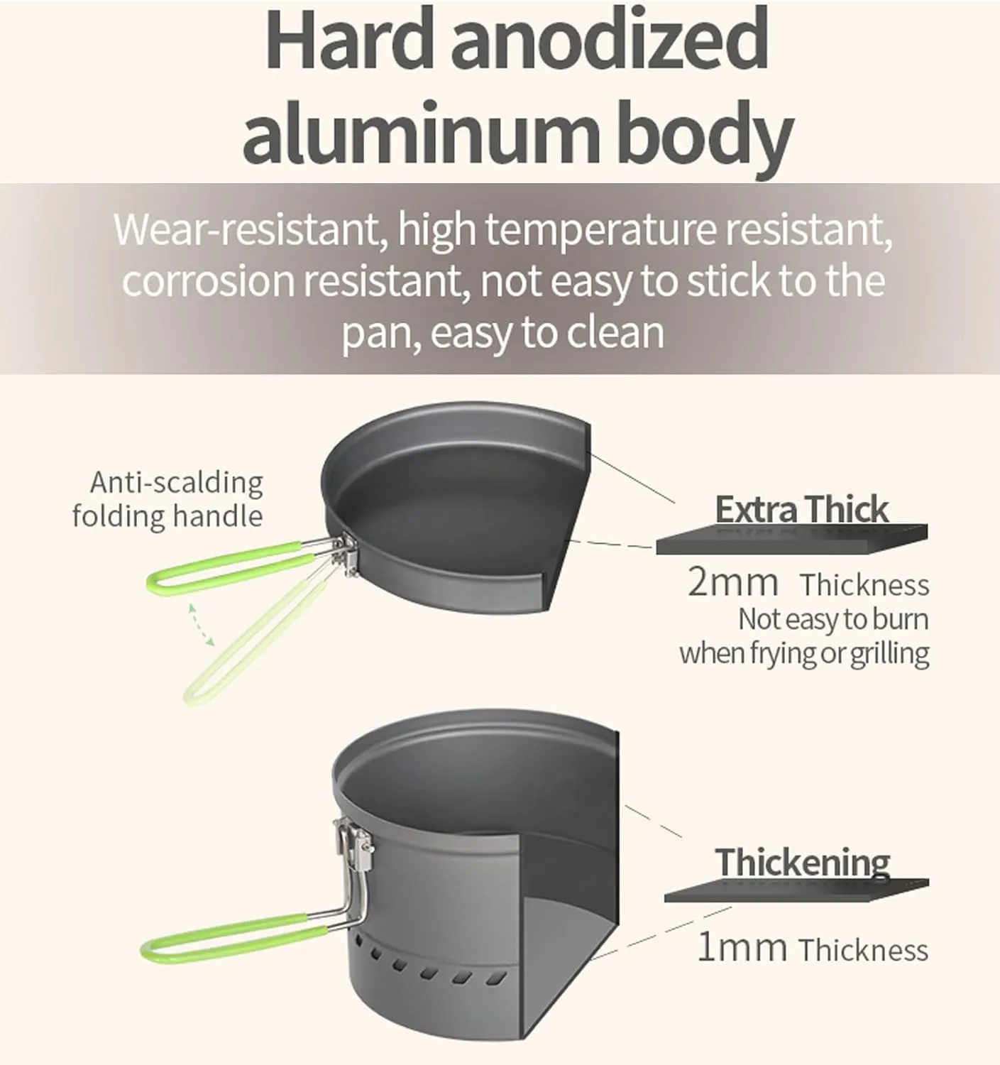 BRS-TS19 Reactor Camping Stove with 1L Heat Collecting Pot, 1900W, Windproof, Compact for 1-2 Person Outdoor Cooking