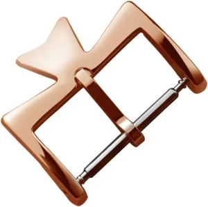 BUDAY Stainless Steel Watch Clasp For VC Vacheron Watch Strap Buckles Constantin Silvery Golden Rose gold Metal Pin Clasp 16MM 18MM