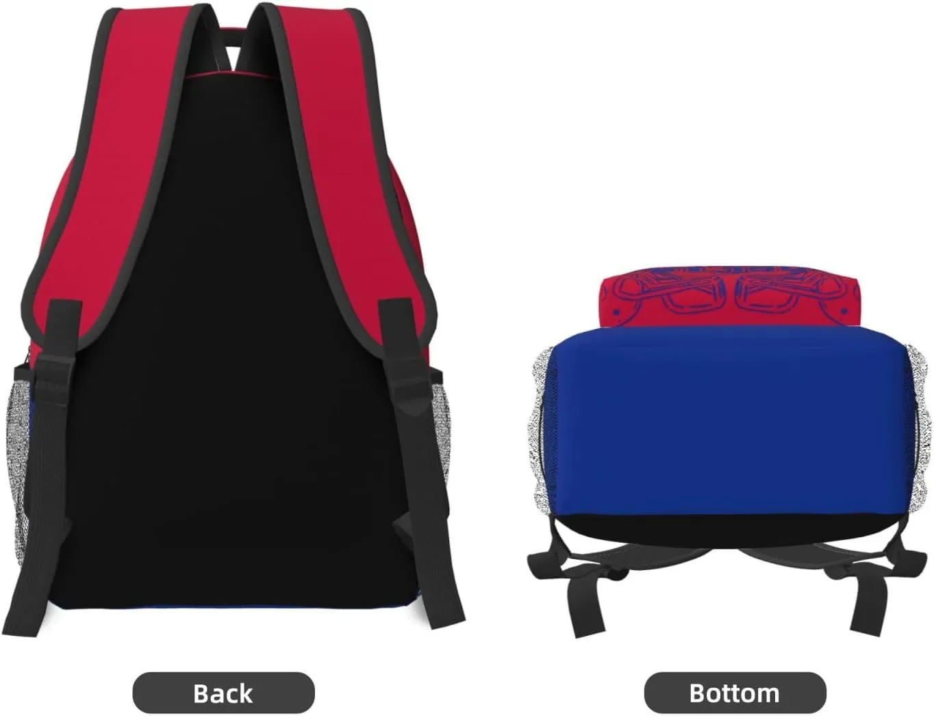 Buffalo Backpack for Boys and Girls, Laptop Backpack for Men and Women, Large Capacity Lightning Bookbag Waterproof Adjustable School Bags for Travel Daypack Laptop Sport Bag