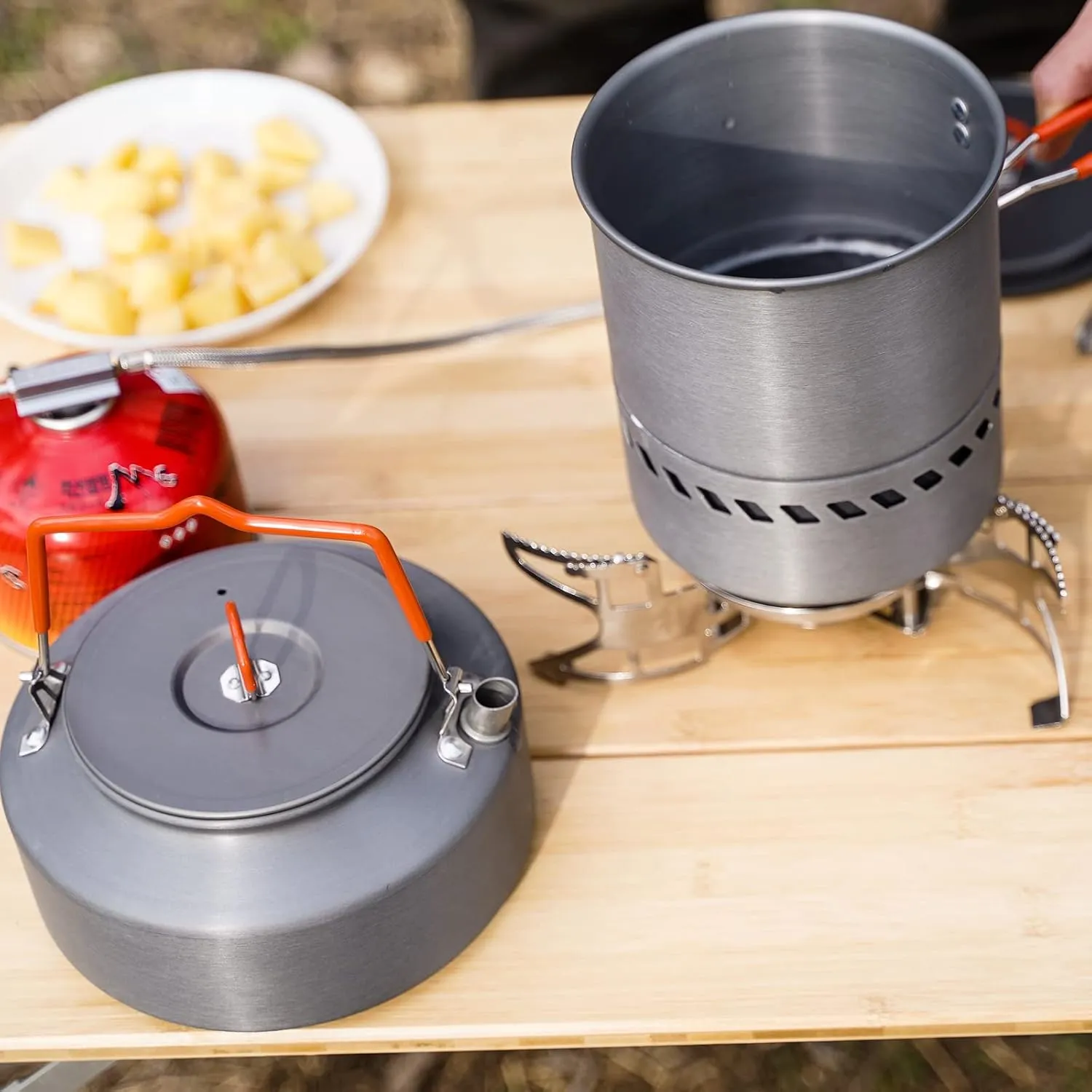 Bulin Backpacking Stove 3800W/5800W/6800W/18000W Camping Gas Stove Portable Camp Stove Folding Lightweight Windproof Propane Stove for Outdoor Camping Hiking