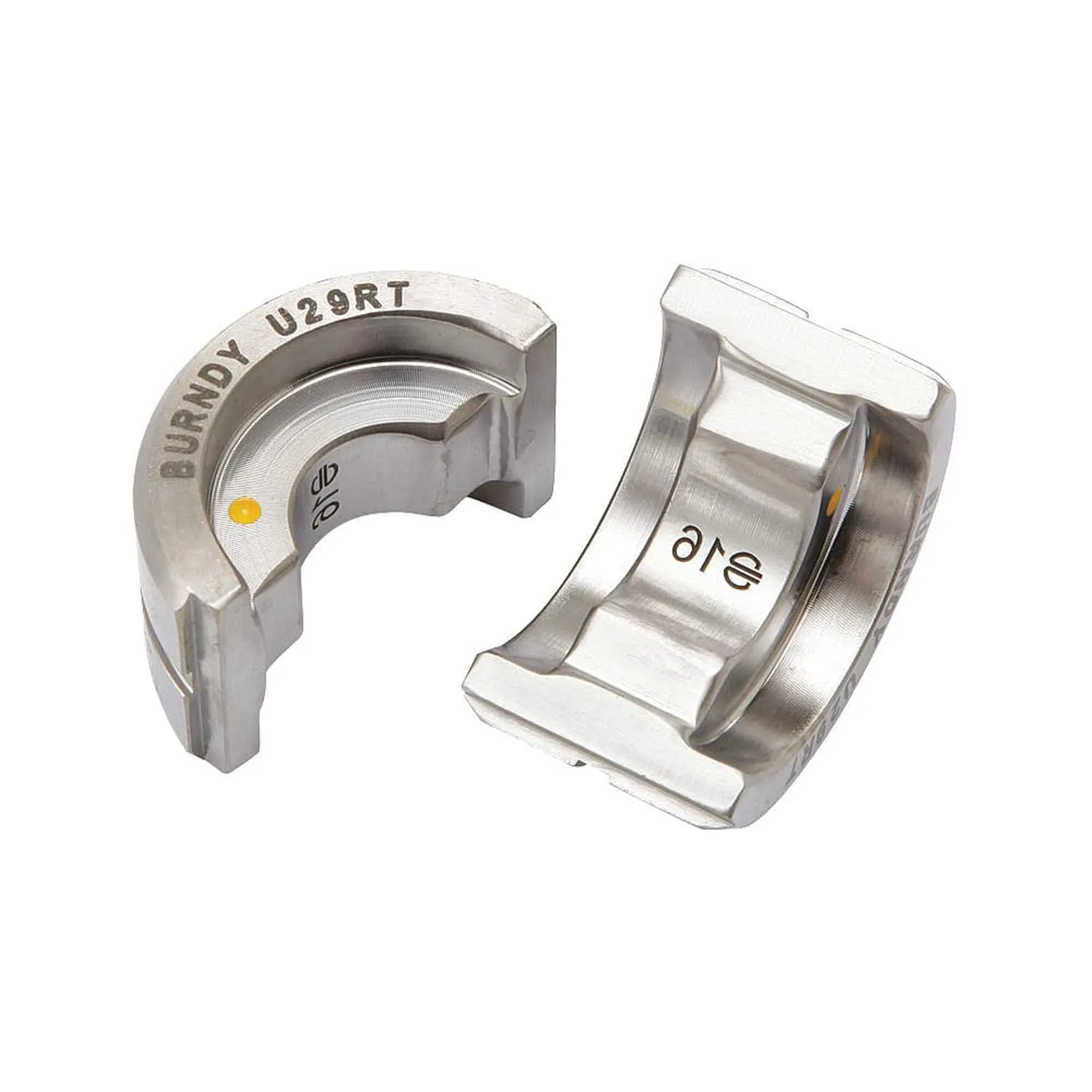 Burndy U29RT Stainless Steel U Die, Index 16, Yellow