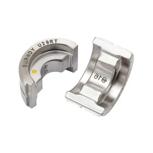 Burndy U29RT Stainless Steel U Die, Index 16, Yellow