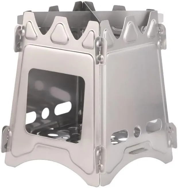 Burning Stove, Camping Firewood Stove, Heating Stove, Rocket Stove, for Backpacking Hiking Traveling Picnic Barbecue