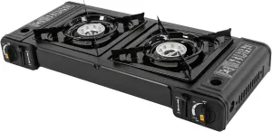 Butane Camping Stove, Auto Ignition Camping Burner LPG, Efficient Cooking, Portable Design, for RV, Apartments, Camping