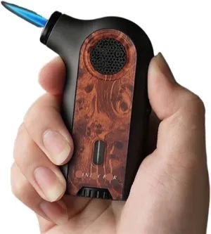 Butane Torch Lighter, Butane Gas Refillable Windproof Single Jet Flame Lighter, Adjustable Flame Torch Pocket Lighter for Men Women Camping BBQ Outdoor(Color:B)