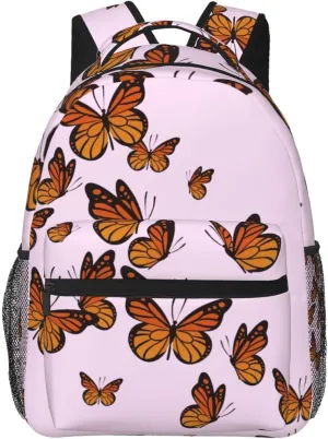 Butterflies Backpack Laptop Backpack Sports Travel Shoulder bag Light casual backpack
