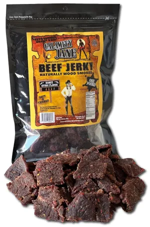 Calamity Jane Beef Jerky Honey Stung Flavor One Pound Resealable Bag