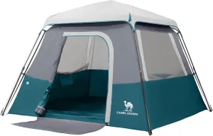CAMEL CROWN 4/6 Person Tent Waterproof Lightweight Portable Backpacking Tent for Outdoor Camping Hiking