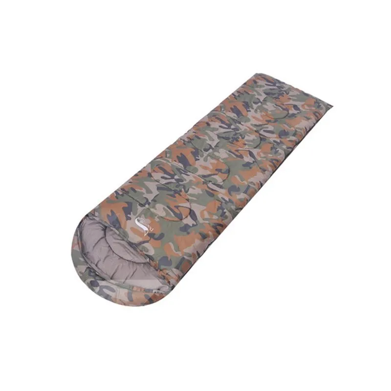 Camouflage Portable Waterproof Cold-Weather Sleeping Bag for Adults