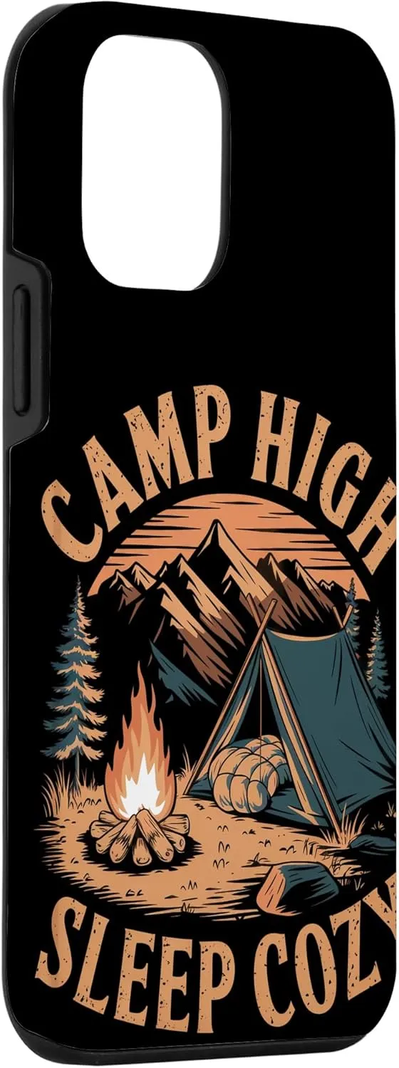 Camp High Sleep Cozy Alpine Camping Case for iPhone 12 mini