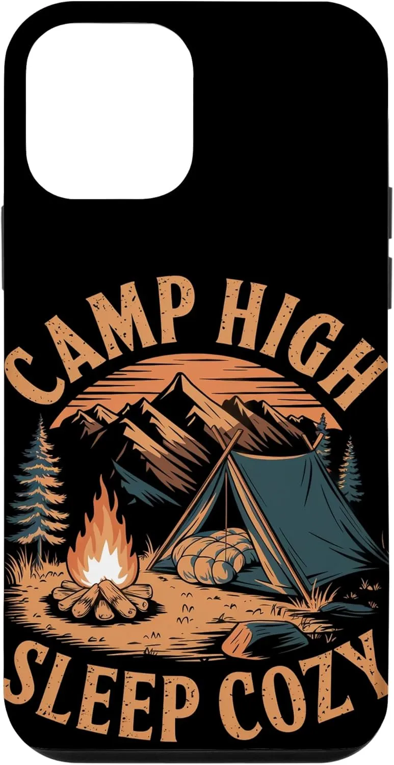 Camp High Sleep Cozy Alpine Camping Case for iPhone 12 mini