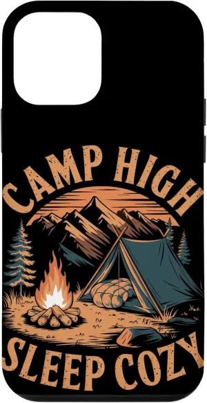 Camp High Sleep Cozy Alpine Camping Case for iPhone 12 mini