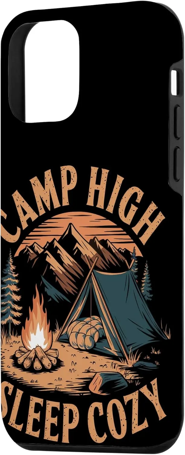 Camp High Sleep Cozy Alpine Camping Case for iPhone 12 mini