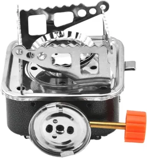 Camp Stove | Foldable Camp Grill Stove | High-Efficiency Backpacking Burner, Lightweight Outdoor Cooker for Beach Cooking Disaster Relief Hunting Trips