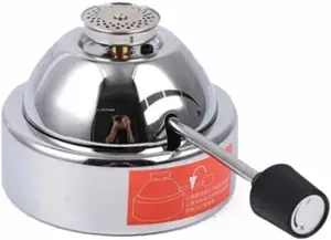 Camping Accessories Portable Gas Grill Outdoor Windproof Butane Camp Stove, with Multi-Function Large Baking Pan