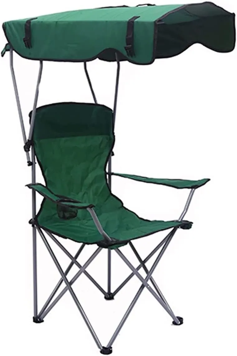Camping Chair Fishing Chair Folding Chairs Camping Camping Chair With Shade Canopy Chair, Folding Recliner, Adjustable Outdoor Beach Lightweight Sunshade Folding Chairs Lawn Chairs Outside ( Color : G