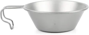 Camping Cup,300ml Camping Bowl with Handle Ti Camp Bowl Travel Cup for Outdoor Hiking Backpacking