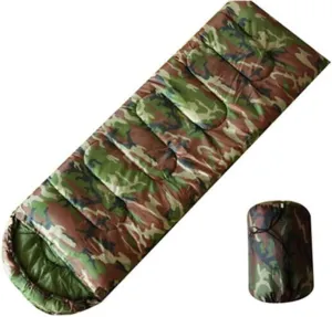 Camping Emergency Camouflage Sleeping Bag, Large