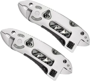 Camping Essential Multi-purpose Wrench Pliers 2-piece Set Gear Utility Tool Compact Multi-tool