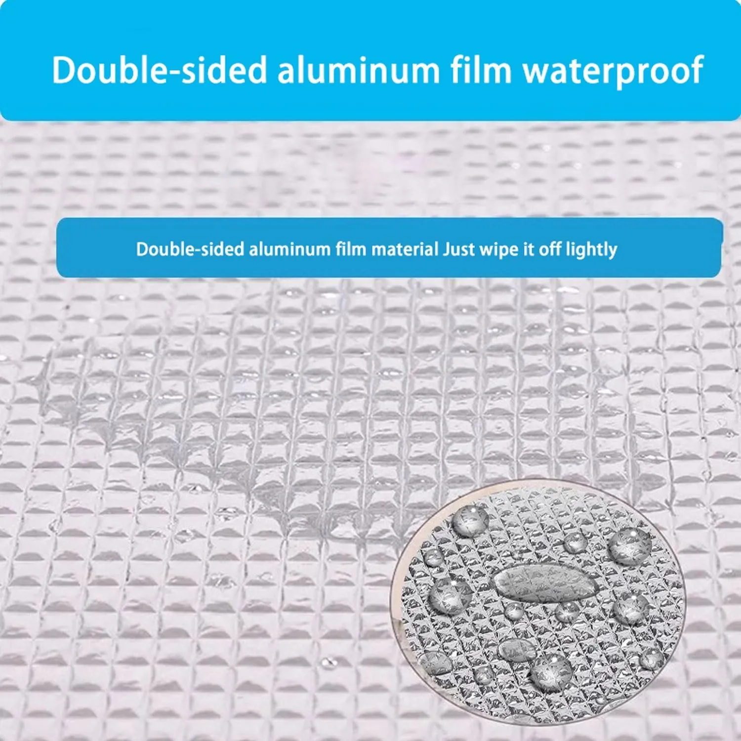 Camping Mat Foam Foil Blanket for Camping Foam Pad Insulating Foil Mat Sleeping Tent Pad Thermal Mattress Mat Pad Waterproof Double-Sided Moisture-Proof Foldable Tent Reflecting Heat, 4mm Thick