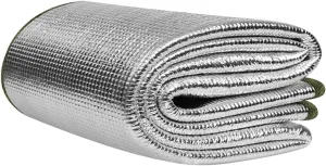 Camping Mat Ground Mat with Storage Bag, Camping Aluminum Sleeping Foam Mat, Insulating Thermal Waterproof Mat, Foldable Double-Sided Tent Aluminum Foil Pad for Camping Hiking Picnic