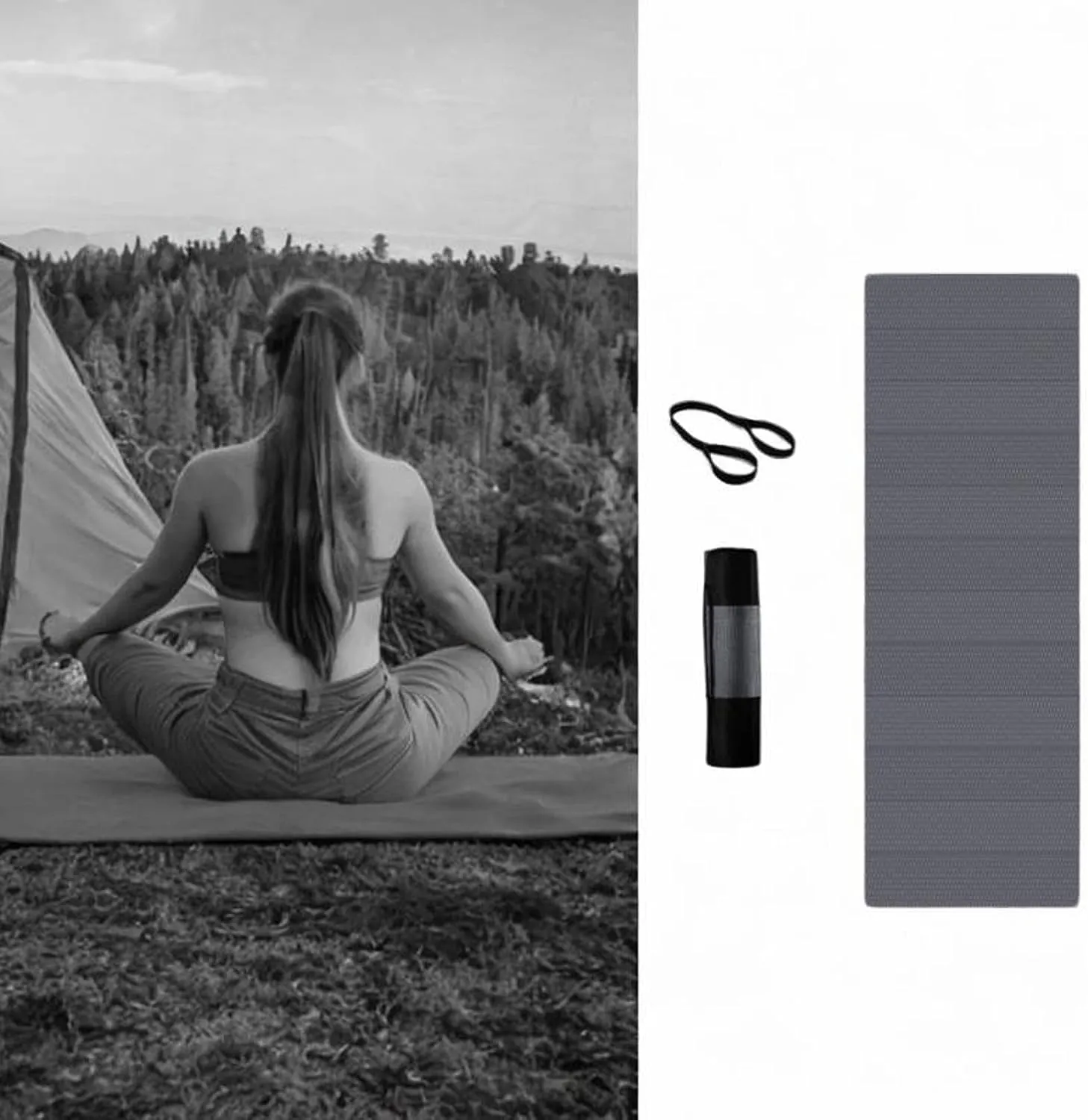 Camping Mat Mat Folding Waterproof Picnic Pad Camping Sleeping Pad for Travel Hiking Indoor Backpacking Training