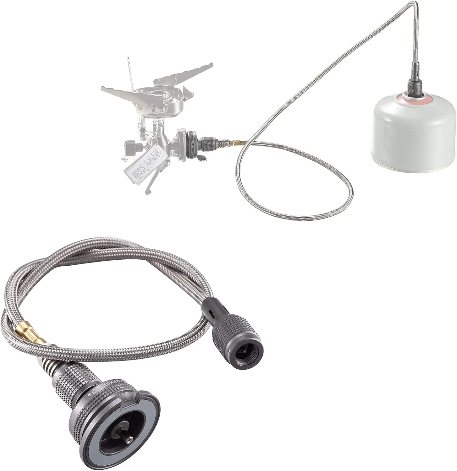 camping moon Camping Gas Stove Adapter, Input: EN417 Lindal Valve Canister, Output: Butane Gas Stove Z13M