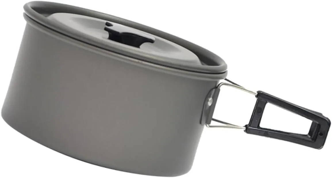 Camping Nonstick Pan Lightweight Cookware Hiking Pot Outdoor Cooking Set