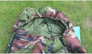 Camping Sleeping Bag Envelope Style Army or Military or Camouflage Sleeping Bags 4 Seasons Lightweight Waterproof Girls Boys Mens for Warm Camping Hiking Outdoor Travel Hunting with Compression Bags