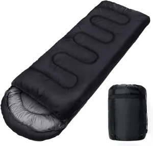 Camping Sleeping Bag Lightweight 4 Season Warm Envelope Backpacking Outdoor Mummy Cotton Winter Sleeping Bag