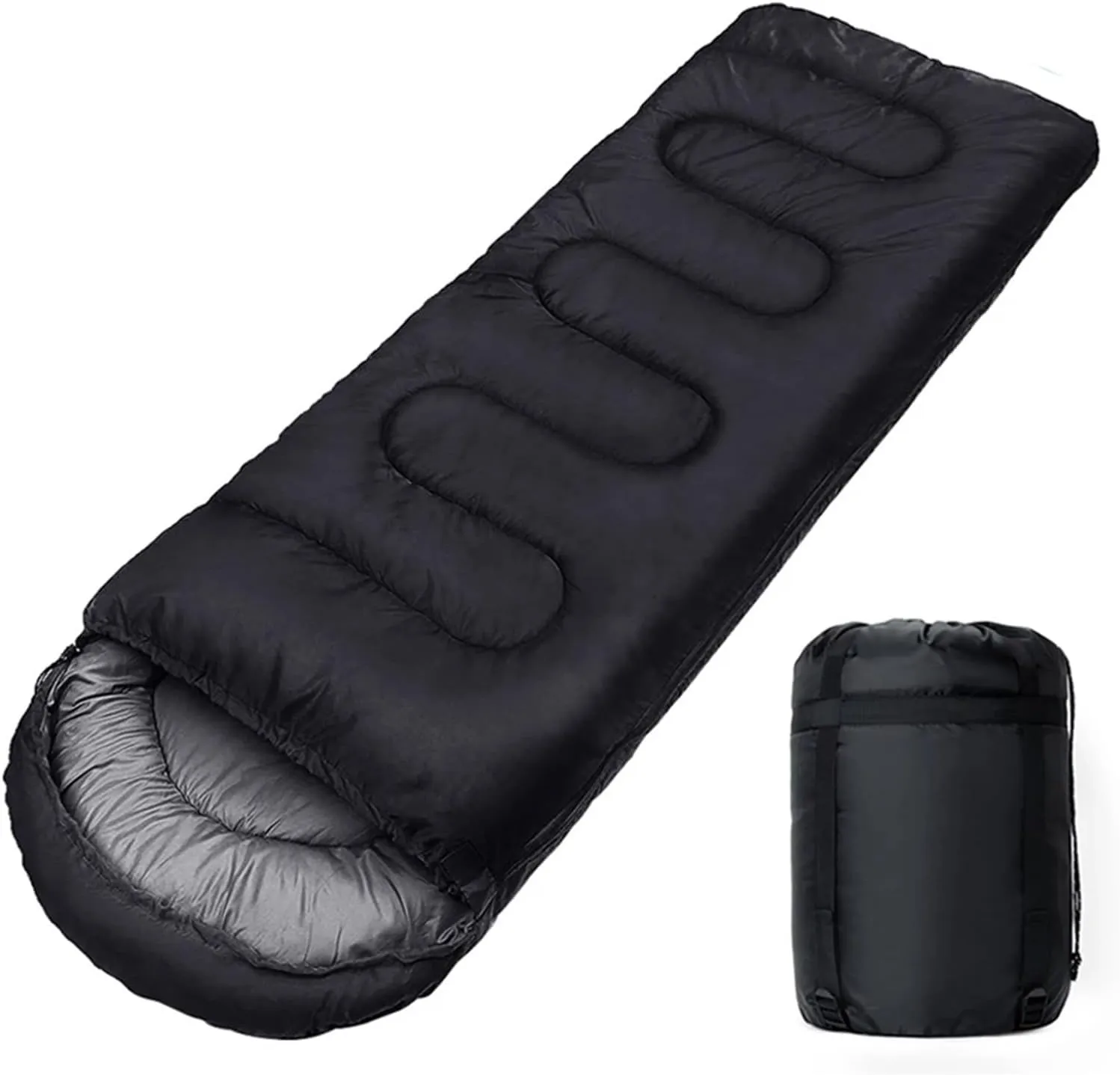 Camping Sleeping Bag Lightweight 4 Season Warm Envelope Backpacking Outdoor Mummy Cotton Winter Sleeping Bag