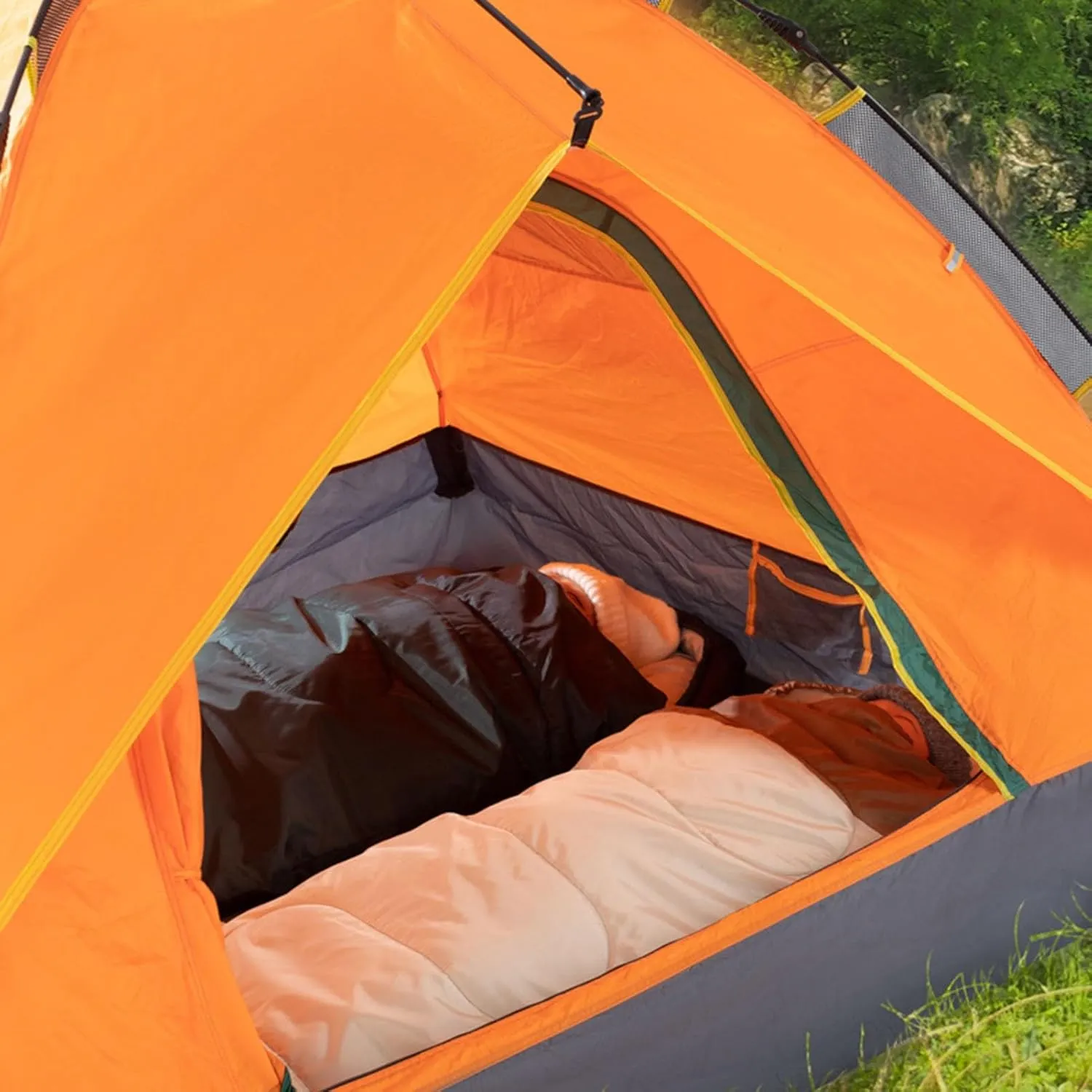 Camping Sleeping Bag,Adult Sleeping Bag,Splicable Double Sleeping Bag,Can Be Used in 4 Seasons Lightweight Waterproof Warm and Machine Washable,Suitable for Adults