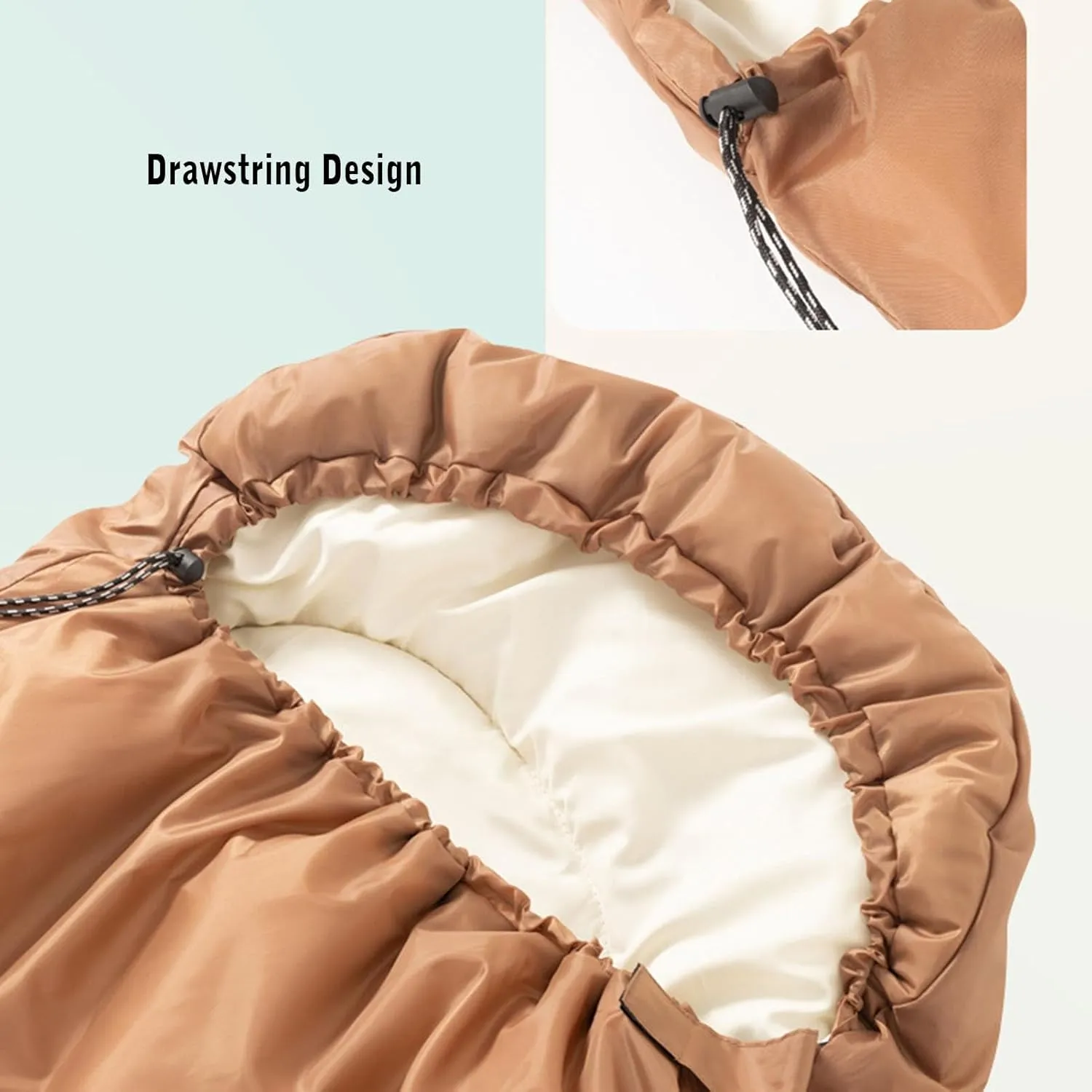 Camping Sleeping Bag,Adult Sleeping Bag,Splicable Double Sleeping Bag,Can Be Used in 4 Seasons Lightweight Waterproof Warm and Machine Washable,Suitable for Adults